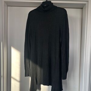 Women's Gray Turtleneck Sweater